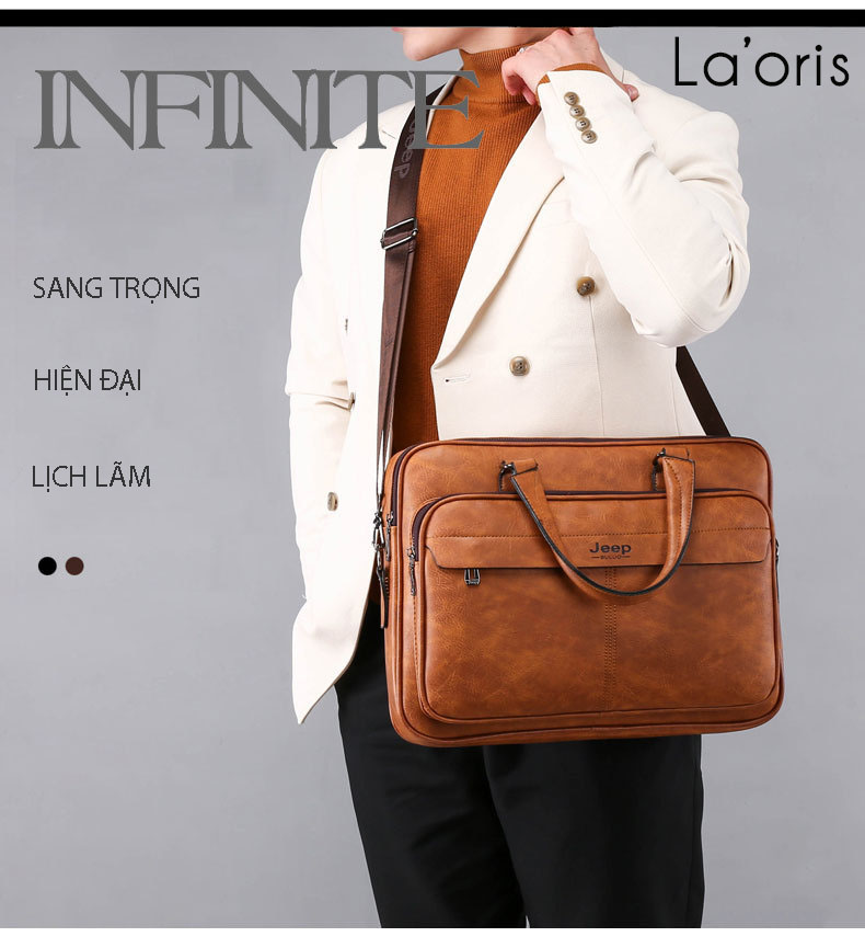 Túi xách nam văn phòng, giỏ xách nam thời trang hàng hiệu-LAC46